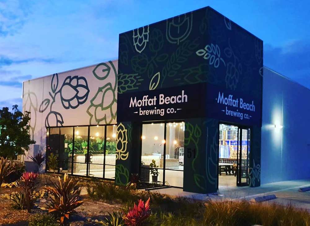 Moffat Beach Brewing Company 2000L brewery equipment in